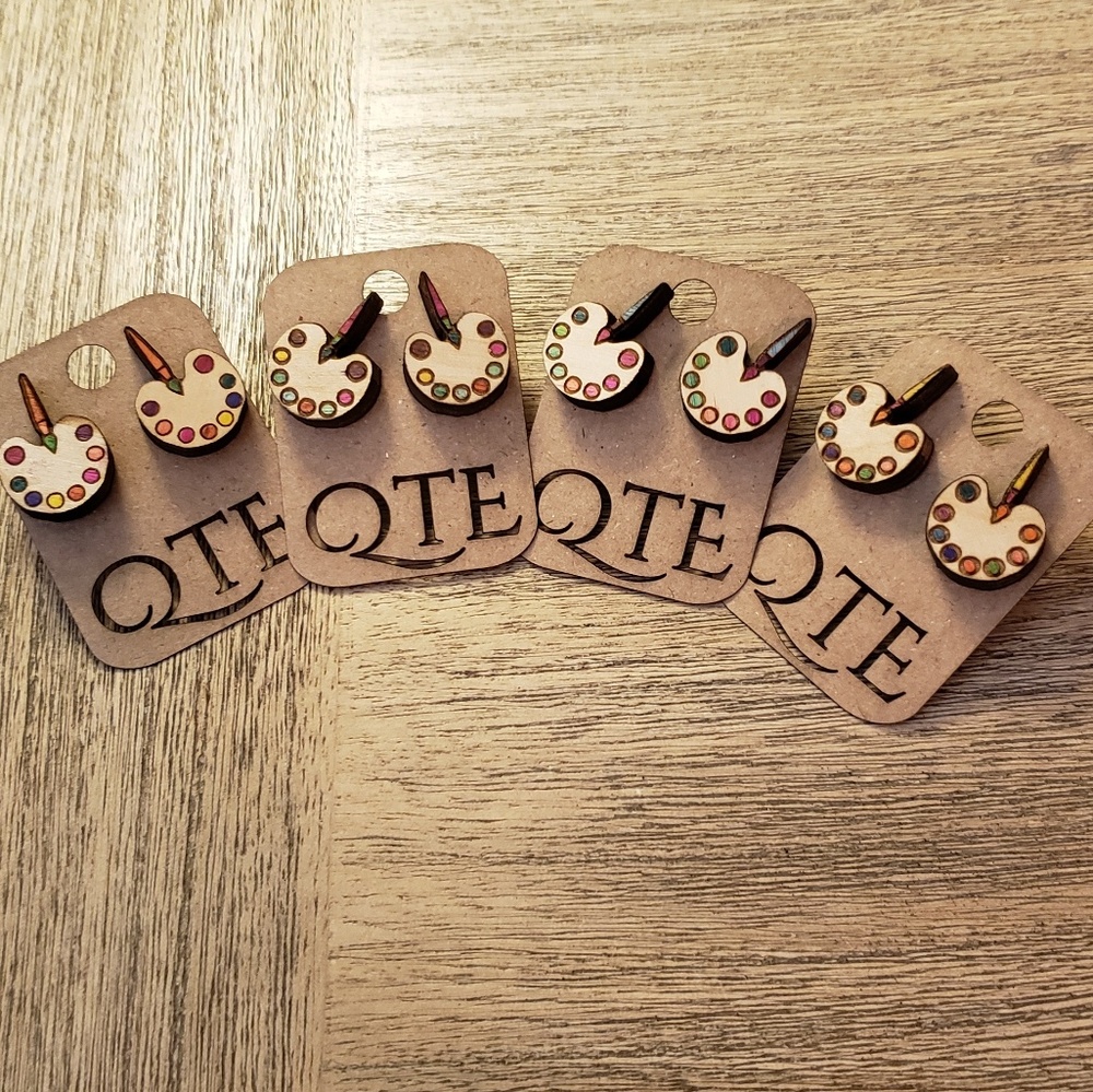🦚Handmade earrings